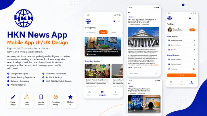 HKN News: News & media app