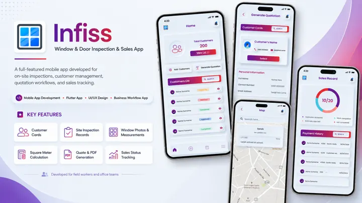Infiss: Window & door inspection and sales