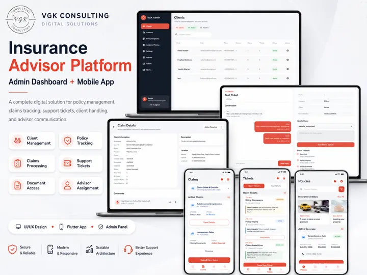 VGK Consulting: Insurance advisor platform
